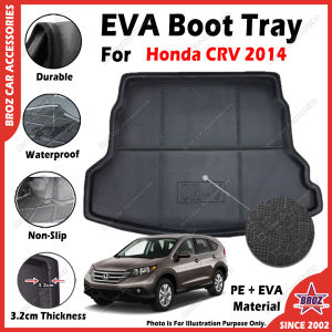 For Honda CRV 2014 EVA Copolymer Car Boot Tray Luggage Cargo Trunk Tray Dulang But Kereta 汽车后箱垫
