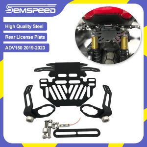 SEMSPEED Motorcycle Rear License Plate Holder Bracket Support For Honda ADV150 ADV 150 2019-2024