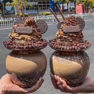 [COD] fjdse ภาชนะใส่สัตว์เลี้ยงขนาด500มล. โถกิมจิขวดน้ำนมถ้วยดื่มชาขวดน้ำแบบพกพาในครัวบ้าน