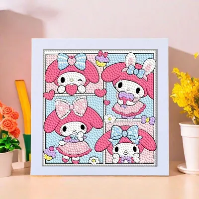 SG Stock DIY Diamond Painting Kit with Frame – Fun Arts & Crafts Activity for Kids & Adults - Children Day Gift/Birthday