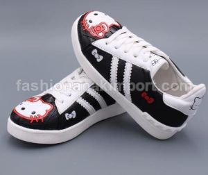 Sepatu Kets Anak Perempuan Hello Kitty Black BOS251