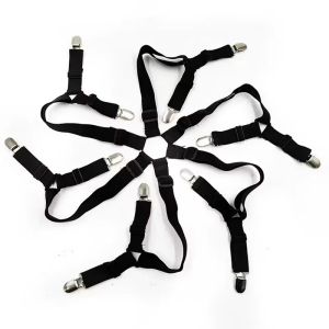 BedLock สายรัดมุมเตียงกันหลุด รัดมุมเตียงดี้ตี สาย6เส้น คลิปหนีบ12ตัว