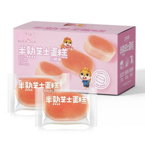 Half cooked cheesecake 400g 800g with delicate and soft white peach flavor    半熟芝士蛋糕