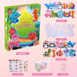 【SG STOCK】DIY Keychain | Princess / Under-the-Sea / Animal Charms | Educational DIY Craft Toy Set for Kids
