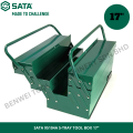 SATA 95104A 5-TRAY TOOL BOX 17" / METAL TOOL BOX 430 X 200 X 200 MM / 5 TRAY CANTILEVER TOOL BOX. 