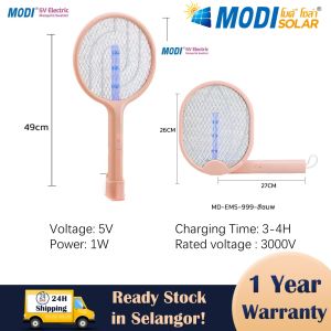 MODI Electric Mosquito Killer 3000V Electric Mosquito Repellent (With USB Cable And Charging Stand) 3-in-1