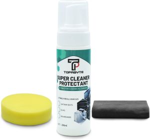 Total Interior Cleaner and Protectant Multifunctional Foam Cleaner Kits Safe for Cars Trucks SUVs Motorcycles RVs and More