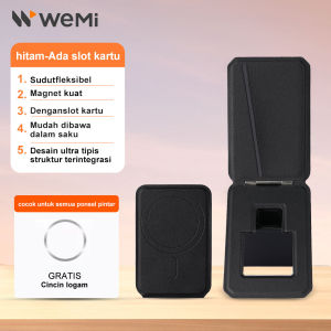 WEMI Tripod magsafe wallet phone holder dudukan ponsel portabel ultra-tipis magnet kuat
