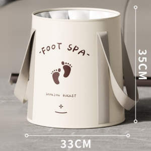 Adult thickened foot soaking bucket with lid