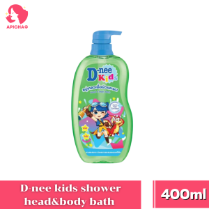 D-nee ดีนี่ คิดส์ สบู่เหลวอาบและสระ ขวดปั๊ม สบู่เหลวเพื่อผิวและผม [400 มล.] สบู่อาบน้ำเด็ก สบู่เหลวเด็ก ยาสระผมเด็ก (1pcs)