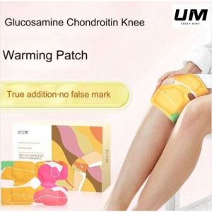 4PCS/BOX Argy Wormwood Knee Hot Sticking Essential Oil Hot Compress Knee Joint Pain Relief Patch Muslim Herbs Patch Sakit Lutut