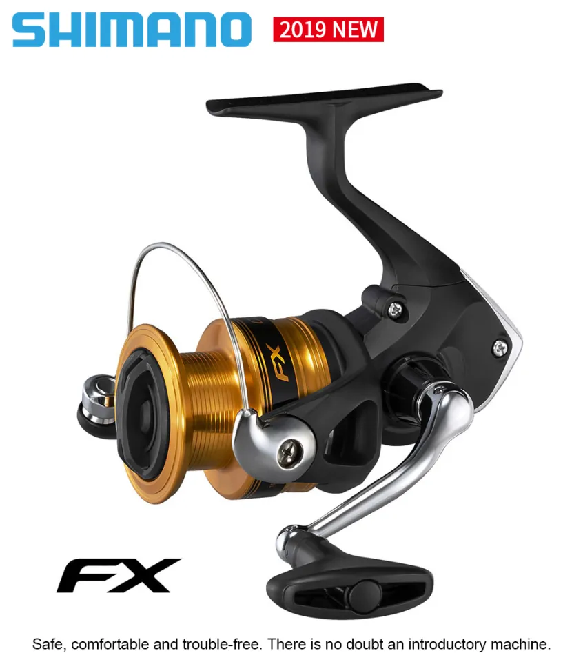 SHIMANO FX Fishing Spinning Reel 2000/2500/3000/4000 2+1 BB max drag  4kg/8.5kg Reels Fishing Wheel metal spool