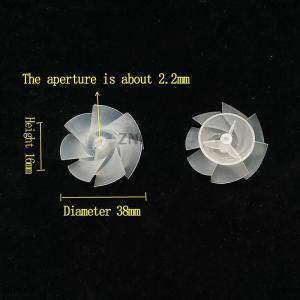 [COD] ZNPNXN ใบพัดลมพลาสติก7ใบขนาดเส้นผ่าศูนย์กลางภายนอก35มม. 42มม. 50มม. 65มม.