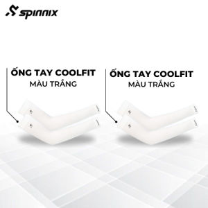 Ống tay thể thao Spinnix Coolfit cotton chống nắng co giãn thấm hút mồ hôi chống tia UV pickleball