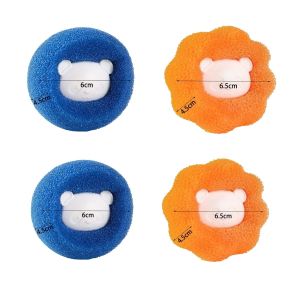 Quả Bóng Giặt Quần Áo Thu Thập Tóc Vải Dư Chống Nhăn Làm Sạch Quần Áo Vệ Sinh Máy Giặt Tránh Tắc Nghẽn