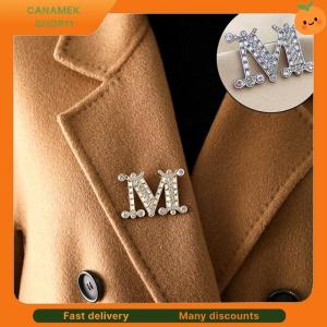 ❣️❣️❣️ Fashion Crystal Zircon M-letter Brooch Pin For Backpack Collar Lapel Pin Party Jewelry Accessories