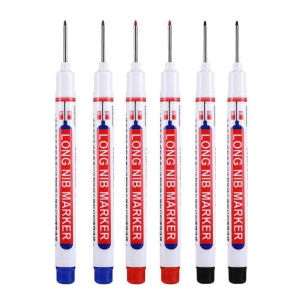 6Pcs 20mm Waterproof Permanent Quick Drying Marker Pen Multifunctional Long Head Oily Metal Marker