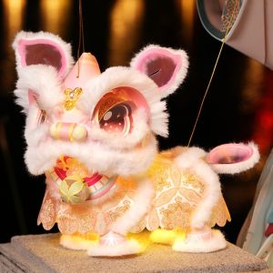 LFPLYQ Phong cách cổ điển. Đèn lồng múa lân Hoạt hình Làm thủ công Đèn lồng phát sáng Truyền thống Tự làm Đồ chơi đèn lồng LED Tết Nguyên Đán
