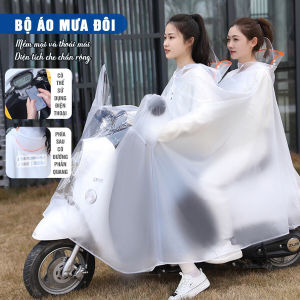 Áo mưa loại dày cao cấp 1-2 đầu có kính chắn gương có kính trong suốt - hàng việt nam chất lượng cao