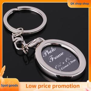 ✨QK shop✨ 1pc Chic Transparent Clear Insert Photo Picture Frame Key Ring Chain Keychain