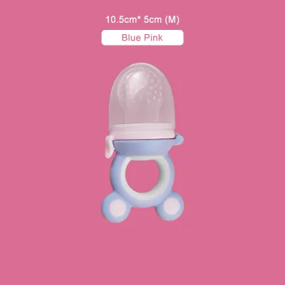 BPA free Baby Pacifier Fresh Food Silicone Fruit Nibbler Feeder Nipple Feeder for 3-6 months MY295