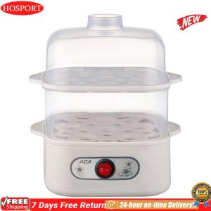[HOSPORT Official Mall]เครื่องนึ่งไฟฟ้าขนาดสอง/สามชั้น 6 ไข่หม้อต้มไข่หม้อหม้อต้มไข่แบบพกพาสำหรับทำอาหารเช้า