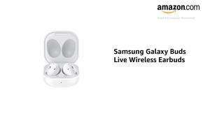 Samsung Galaxy Buds Live True Wireless Earbud Headphones - Mystic White (Renewed)