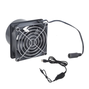 Quiet 8cm Diameter Ventilation Blower Fan With Removable Tube 50CFM Airflows For Indoor Outdoor Multipurpose Application