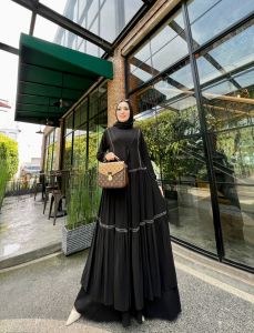 Glamz Kiran: Gamis Terbaru Pesta Mewah Elegan Modern Kekinian Dress Wanita Baju Muslim Terlaris Busui