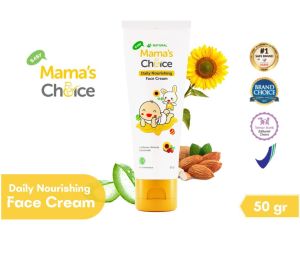 KRIM WAJAH BAYI | MAMAS CHOICE BABY DAILY NOURISHING FACE CREAM - KRIM PELEMBAB MUKA BAYI BPOM