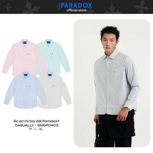 Áo sơ mi tay dài CASUALLY LONGSLEEVE SHIRT Cotton Oxford PARADOX SM5P0403