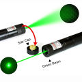 Laser Pointer Senter Green Laser Pointer Hijau Recharger Dengan Batre Dan Tempat Cash Free Box - 303. 