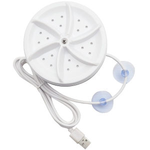 MESIN CUCI MINI PORTABLE USB 1kg Putih - Tabung Spinner Mesin Cuci Baju Teknologi Ultrasound- Mesin Cuci Portable USB Washing Utrasonic - Mesin Cuci Mini Alat Bantu Cuci Piring USB - Bisa COD