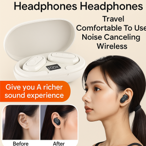Wireless Headset Full Comfort Noise-canceling Headphones Panoramic Stereo Sound Suspension