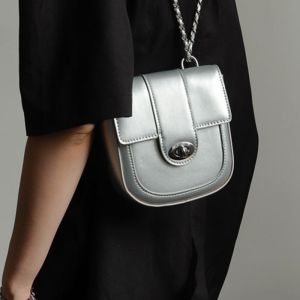 2026 NEW ARRIVALs patent leather mini crossbody sling bag chain strap