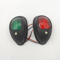 2pcs/set 10V-30V Tegangan Lebar Lampu Peringatan Sinyal Lampu Navigasi LED Lampu Sinyal Kapal Pesiar Lampu pengingat truk-lampu merah dan lampu hijau. 