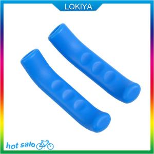 LOKIYA ที่จับซิลิโคนเบรคจักรยาน MTB 1คู่สำหรับจักรยาน