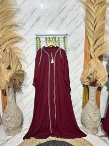 Farrasi Abaya Hafsah / Abaya Turkey ABAYA MADINA ARABIC STYLE renda bordir gamis terbaru