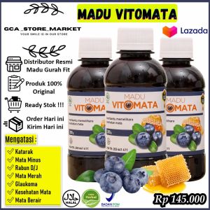 (PROMO) COD - Obat Mata Minus Madu Vitomata Obat Mata Asli MINUS Herbal Mata Mines Mata Merah Berair katarak Glukoma Terbukti Ampuh & Reaski 3x Lebih Cepat