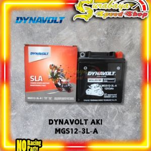 Dynavolt Accu Nano Gel MGS12-3L-A 3 Ah Yamaha Aki RX King Satria 2T Ninja R RR ORIGINAL DYNAVOLT