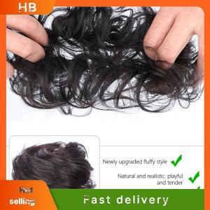HB Synthetic Curly Bun Messy Claw Chignon Clip Elastic Hair Scrunchies Hairpieces Donut Updo Hair Pieces For Women