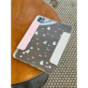 เคสiPad พับรูปตัว Y หมีน้อย Pro11 2025 Gen11 Air7 11 Gen9 ช่องใส่ปากกา เคสไอแพด Gen7 Air3 Gen8 Air3 Pro11 2025