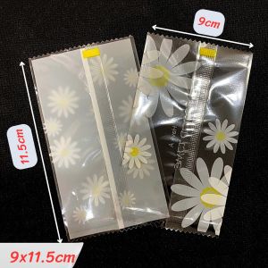 Bộ 100 Túi Đựng Trà Hoa Cúc Cao Cấp 9x11.5cm - Túi Tiện Dụng Kín Miệng Cho Bánh Kẹo