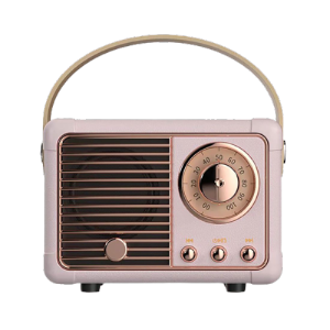 ลำโพงบลูทูธ พกพา ลำโพงบลูทูธไร้สาย แบบวินเทจ ลำโพง ดีไซน์หรูหราและวินเทจบลูทูธ5.0 สินค้าพร้อมส่งในไทย