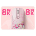 Akko AG ONE 8K Wireless Tri-Mode Gaming Mouse (Sakura Miku). 
