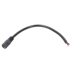DC5525 Female Open End Power Cord With Pigtail Wire 16AWG For DVR Solar Systems LED Light Repair Connection