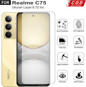 Tempered Glass Realme C75 Anti Gores Pelindung Layar Clear Kaca