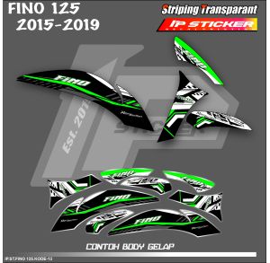 FINO 125 (COD) STIKER STRIPING MOTOR YAMAHA FINO 125 - STIKER LIST SIMPLE WARNA VARIASI DESAIN RACING HOLOGRAM DAN TRANSPARAN BISA COD IP.PROJECT KODE-13