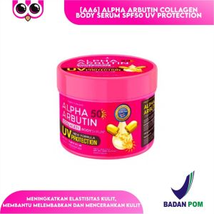 [ AA6 ] ALPHA ARBUTIN BODY SERUM SPF50 UV PROTECTION  500GR