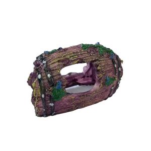 Fish Hide Cask Decorative Fish Tank Cave Barrel Landscaping Aquarium Decoration